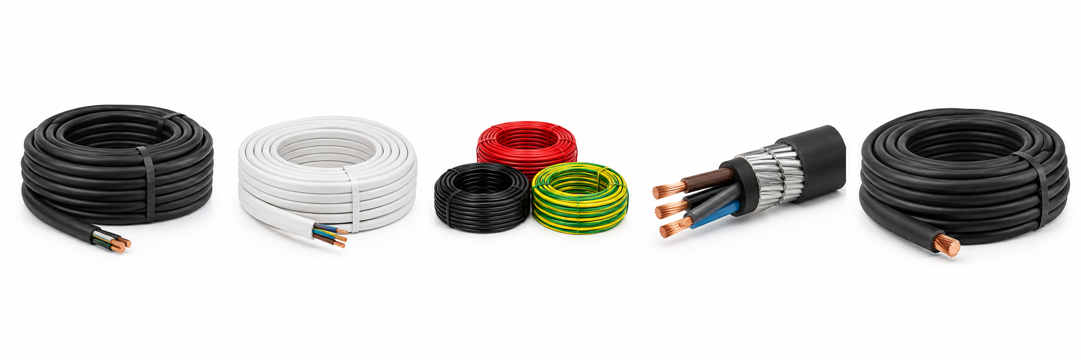 Cabtyre, surfix, GP wire, armoured cable and welding cable
