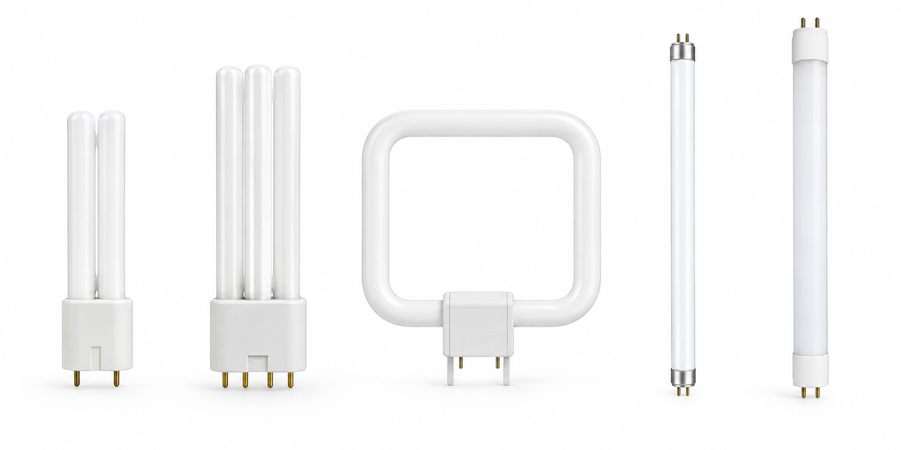 PL lamps, 2D energy-saving lamp, T5 fluorescent tube and T8 LED tube